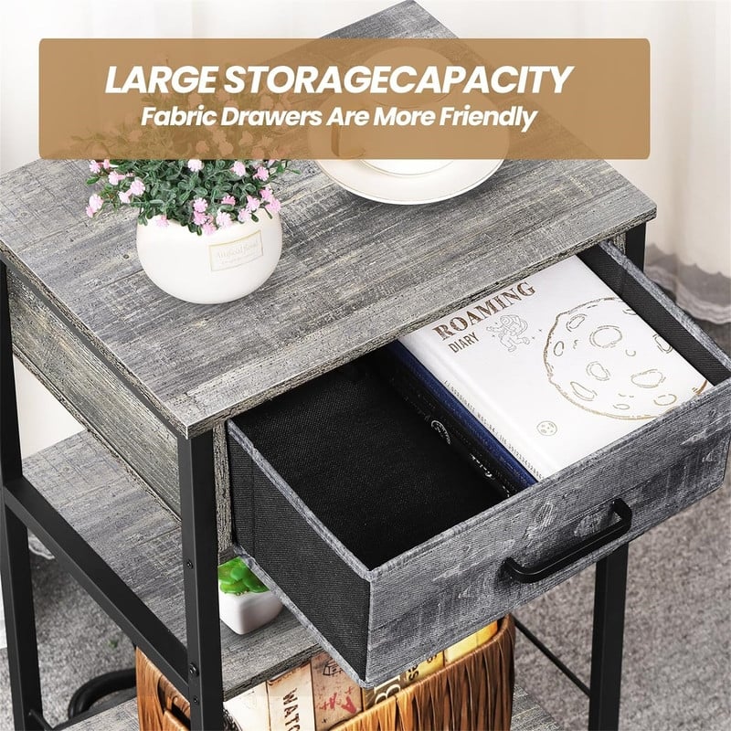 Night Stands with Charging Station