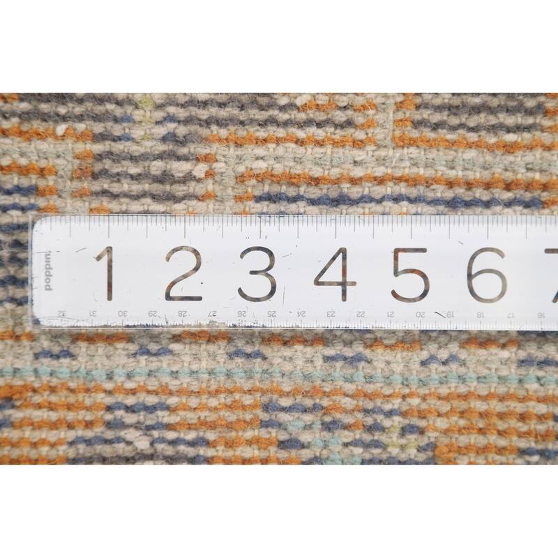 Blue Heriz Serapi Oriental Runner Rug Handmade Wool Carpet - 2'8" x 8'3"