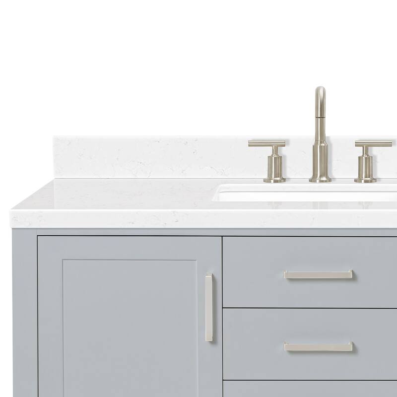 Ariel S048SCQRVO Magnolia 48" Free Standing Single Basin Vanity Set
