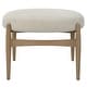 preview thumbnail 1 of 3, Uttermost Acrobat Off-White Small Bench - 25 W X 19 H X 20  Brown/Beige