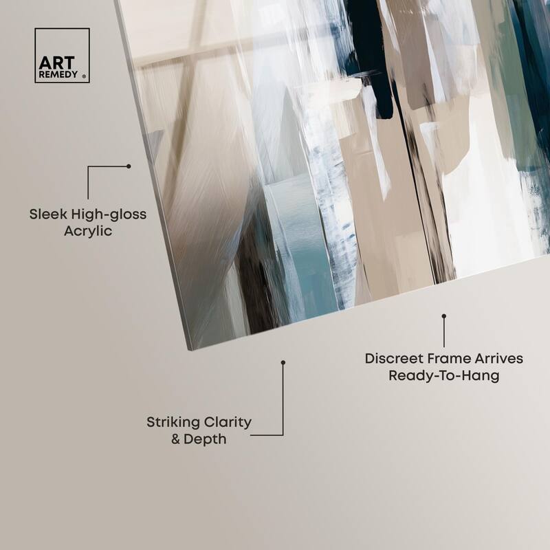 Color Columns Acrylic by Art Remedy, Ready to Hang
