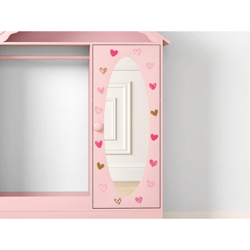 COSTARS Kids Dress-Up Storage with Mirror: A Fun and Functional Addition to Any Bedroom or Playroom