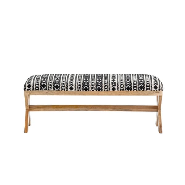 Cassidy Mango Wood Aztec Bench - 45 x 15 x 18 - Bed Bath & Beyond ...