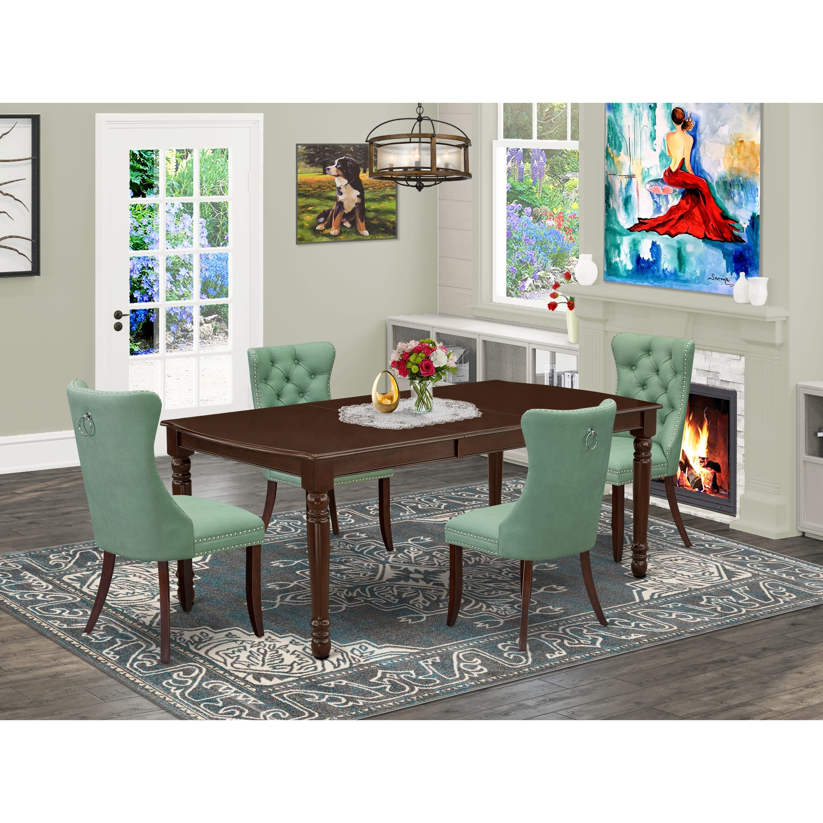Mattos 9 piece dining set outlet