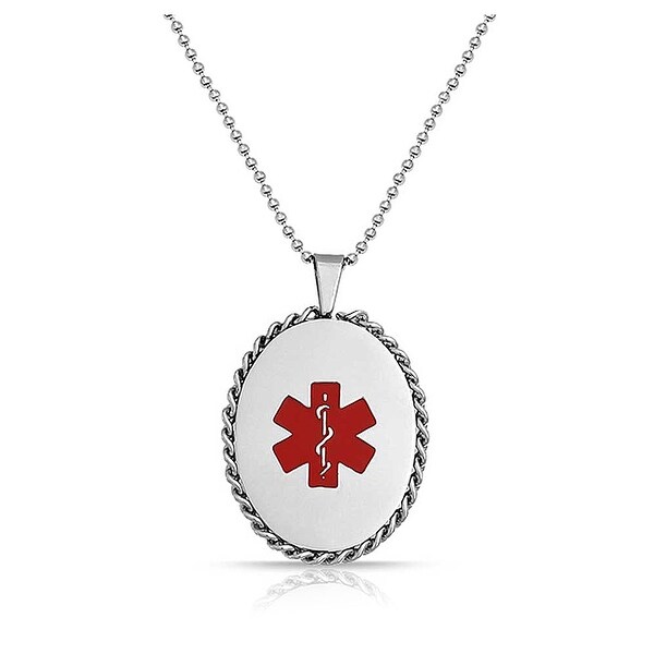 medical alert id necklace