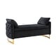 preview thumbnail 28 of 41, Robert Modern Upholstered Flip Top Storage Bench with Two Pillows by HULALA HOME