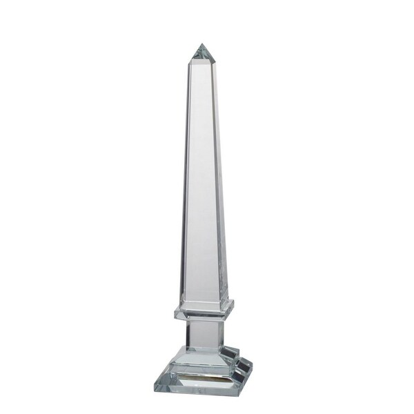 16" Clear Medium Lucent Obelisk Accent - N/A
