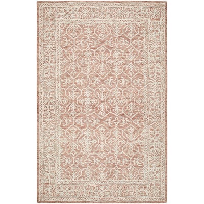 Livabliss Sicily Casual Solid Color Wool Area Rug