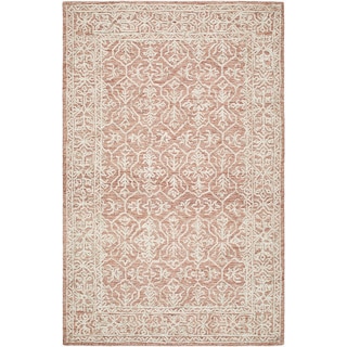 Livabliss Sicily Casual Solid Color Wool Area Rug