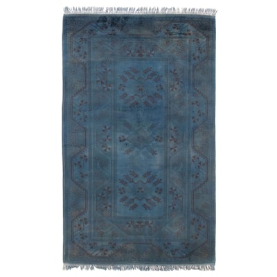 ECARPETGALLERY Hand-knotted Color Transition Blue Wool Rug - 5'2 x 8'6