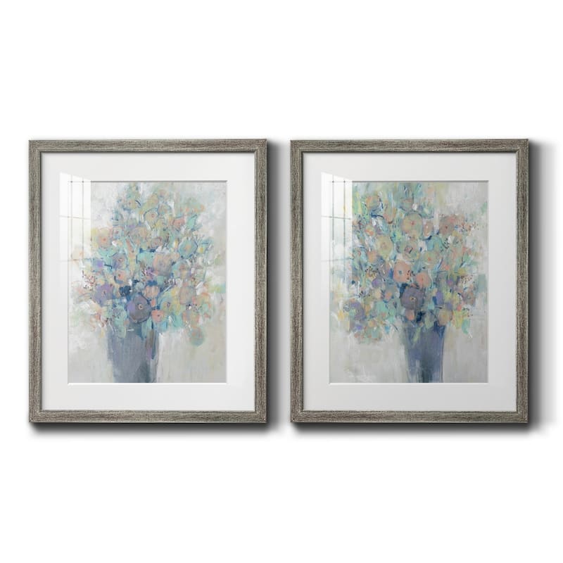 Bouquet I Premium Framed Print - Ready to Hang - 2-piece Set - 16x19