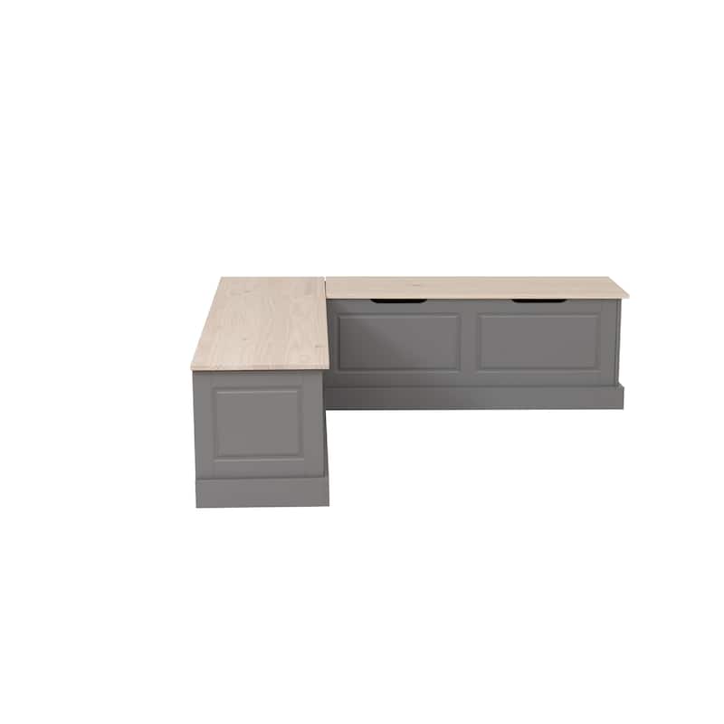 Josie L-shaped Backless Breakfast Nook Bench