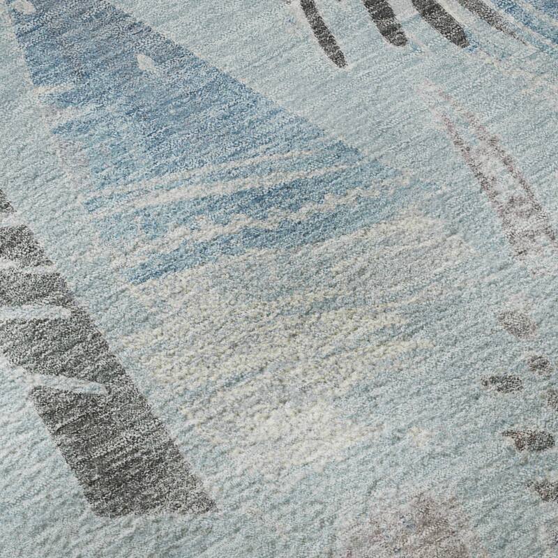 Premium Washable Super Soft Abstract Fragments Mayfield Rug