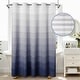 preview thumbnail 1 of 16, No Hook Ombre Waffle Shower Curtain with Snap-in Liner