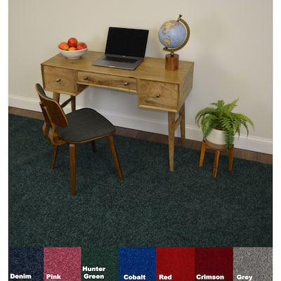 Gemstone Luxury Bound Solid-Color Carpet Area Rug