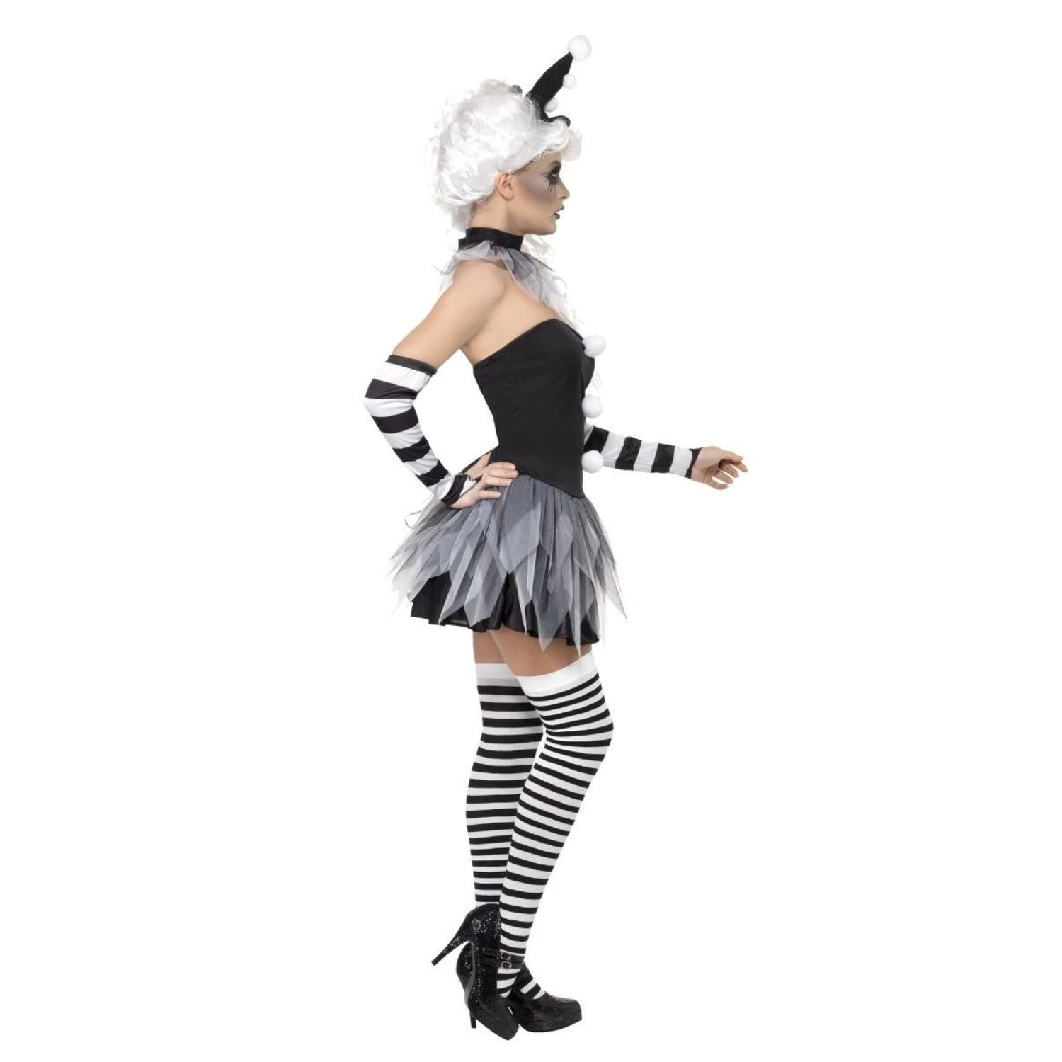 Lady Pierrot Circus Costume Dream Girl Lingerie
