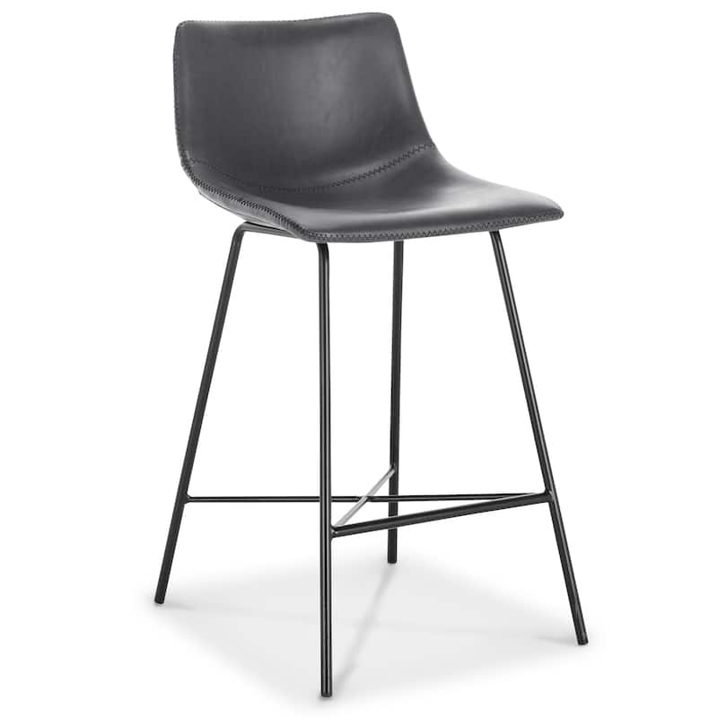 Poly & Bark Paxton 24" Seat Height Counter Stool (Set of 2)