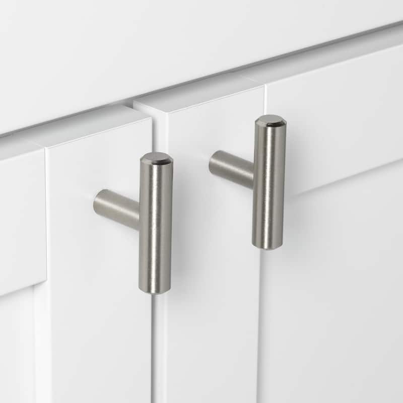 GlideRite 5-Pack 2-inch Solid Steel Cabinet T-Knob