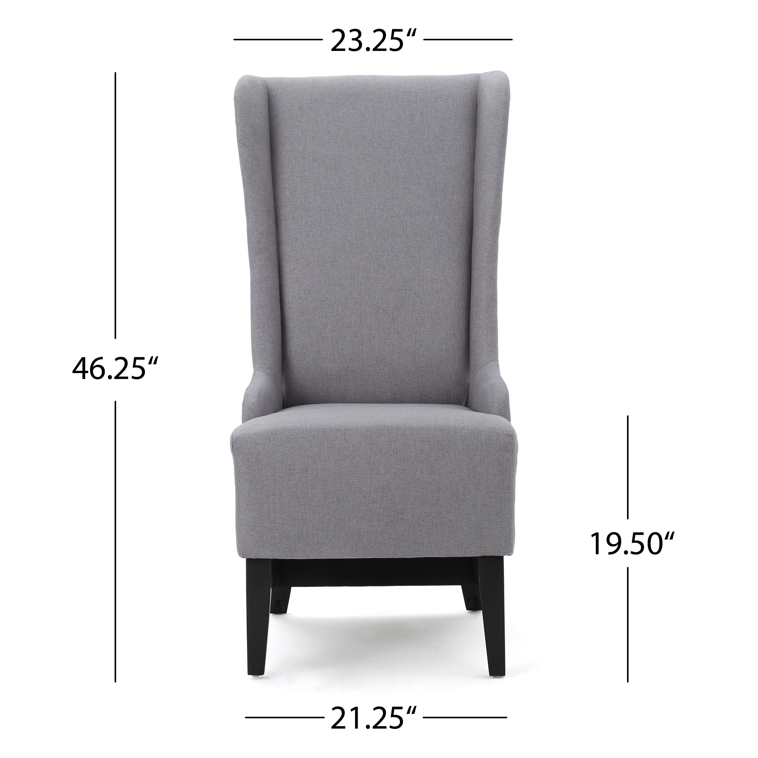 Callie High-back Fabric Dining Chair by Christopher Knight - Picture 12 of 15