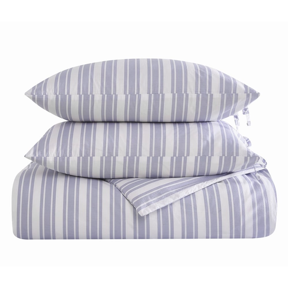 The Farmhouse by Rachel Ashwell Wide Ticking Stripe 3 Piece Comforter Set
