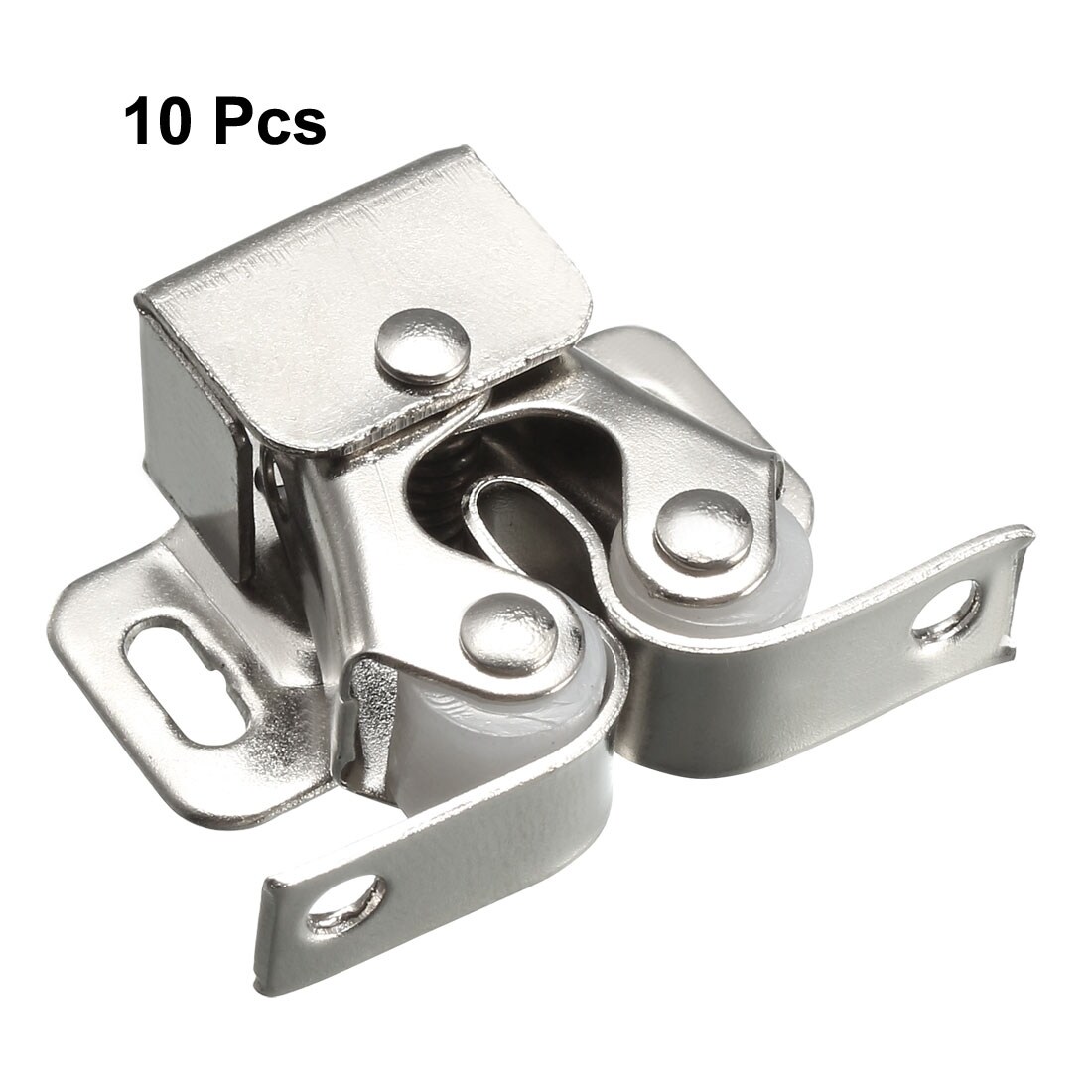 Shop Cabinet Door Double Roller Catch Ball Latch With Prong Silver