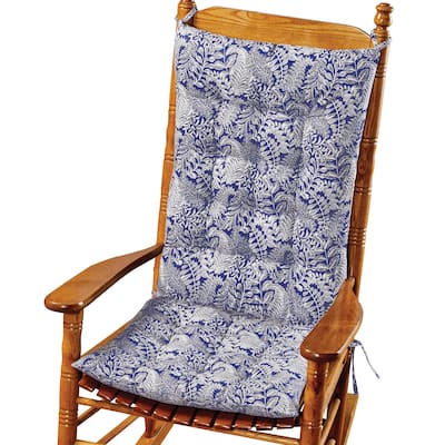 Leaf Rocking Chair Back and Seat Cushions 2-Piece Set - 18.000 x 12.000 x 10.000