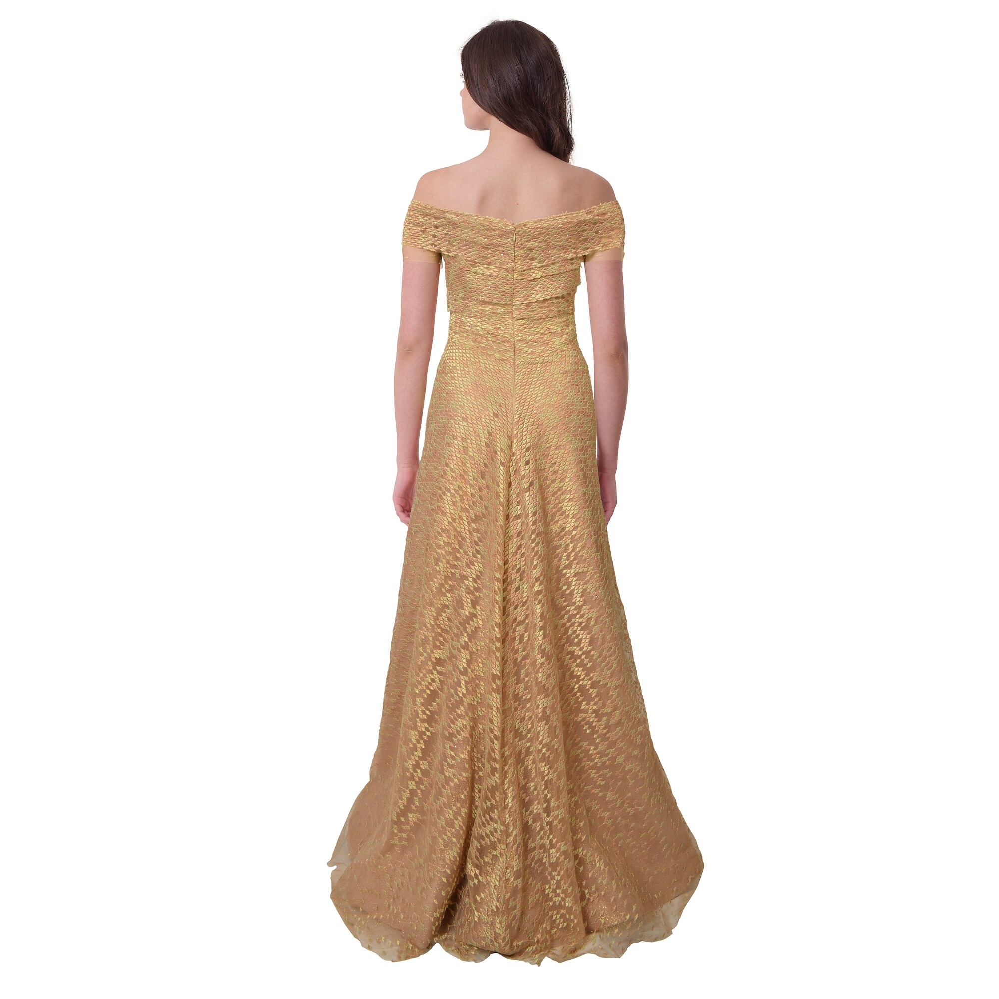 rene ruiz gold gown