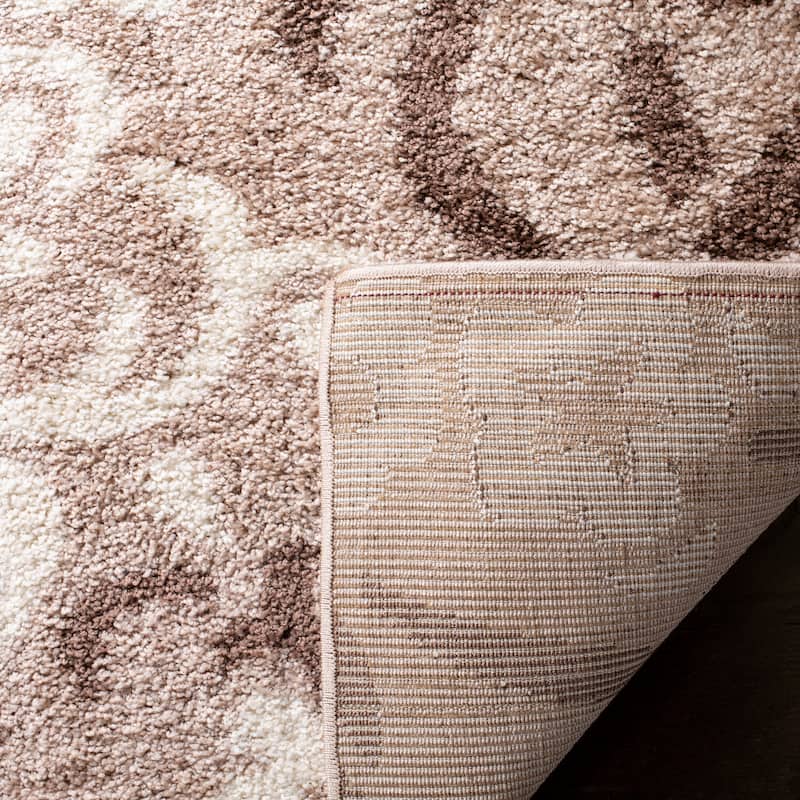 SAFAVIEH Florida Shag Niloufar Damask 1.2-inch Thick Rug