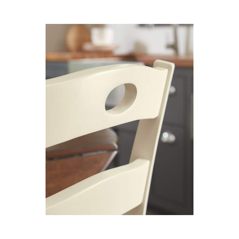 Signature Design by Ashley Woodanville Ivory and Brown Dining Chairs (Set of 2)