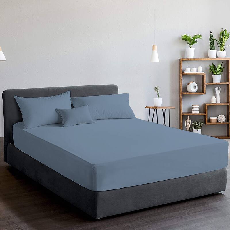 100% Cotton Lightweight & Breathable Percale Weave Fitted Sheet