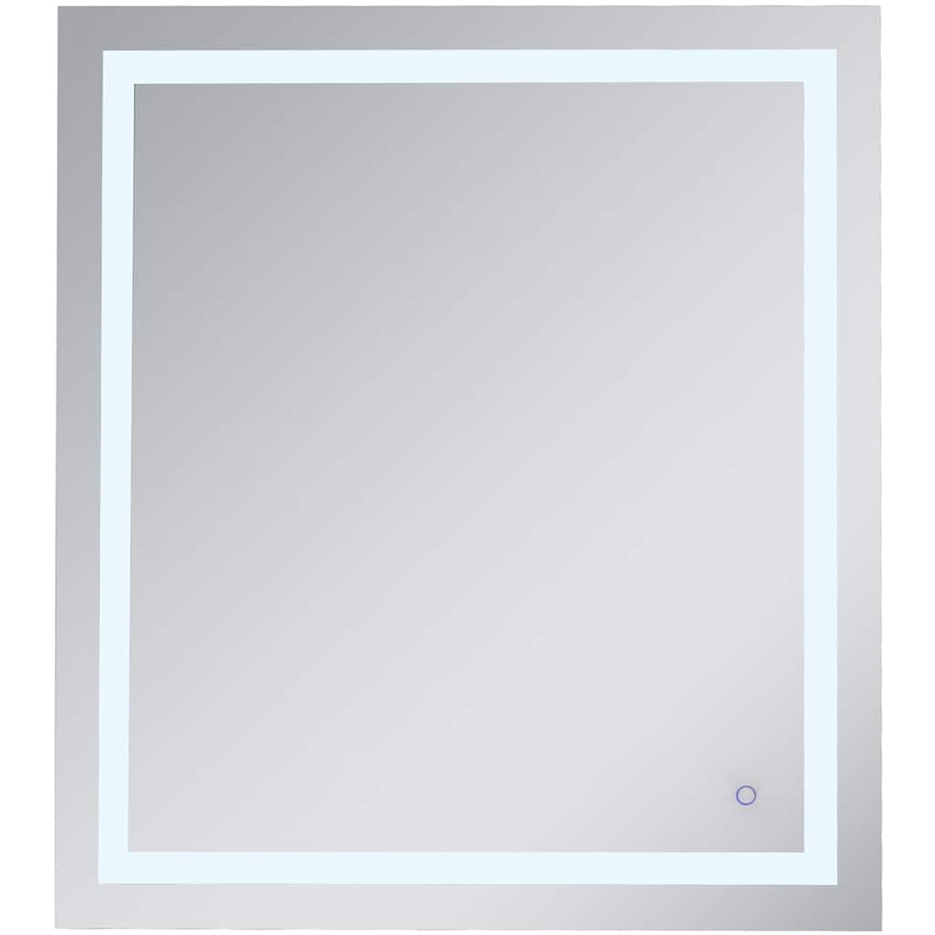 Elegant Lighting Helios 40" x 36" Rectangular Frameless Wall Mounted