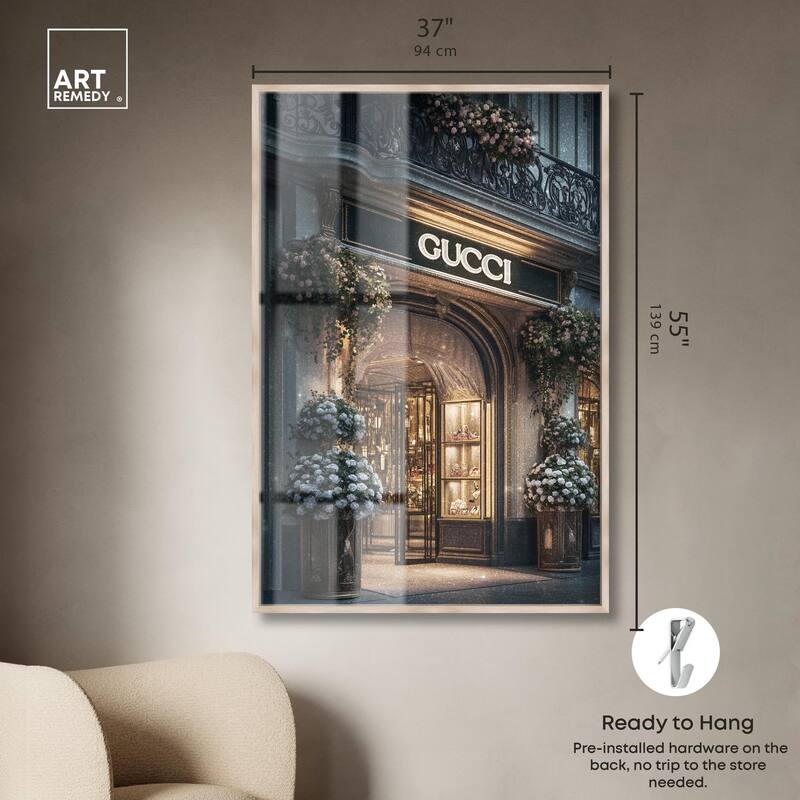 Illuminated Luxury Store Shadowbox by Art Remedy