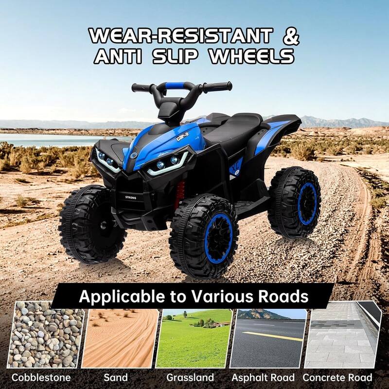 Kids Ride On Car, Electric ATV with Parent Remote Control
