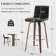 preview thumbnail 59 of 198, 26"/29" Faux Leather Swivel Bar/Counter Stools, Set of 2/3