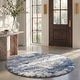preview thumbnail 79 of 84, SAFAVIEH Horizon Shag Mukades Abstract 2.5-inch Thick Rug