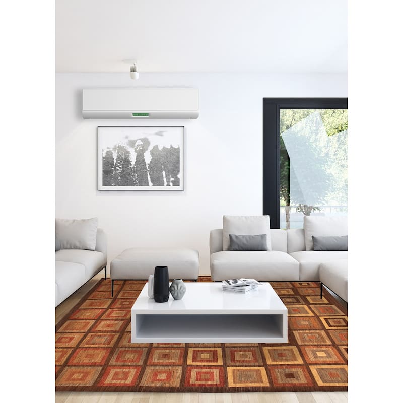 ECARPETGALLERY Flat-Weave Lahor Finest Brown Wool Tapestry Kilim - 13'1 x 12'8