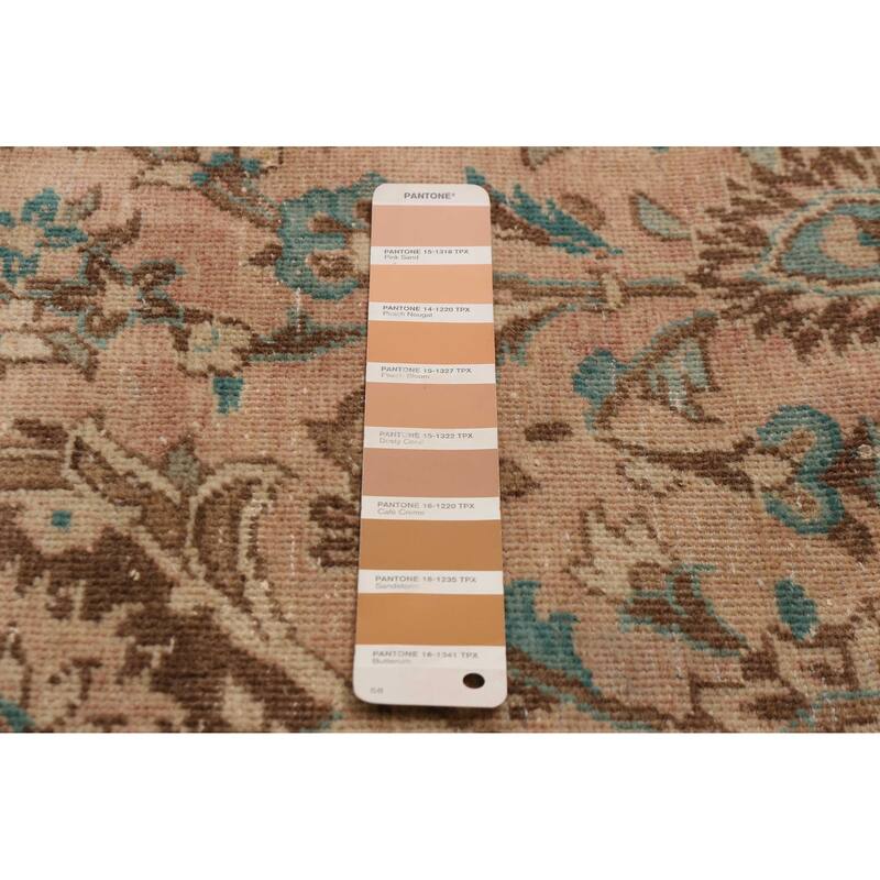 ECARPETGALLERY Hand-knotted Antalya Vintage Light Copper Wool Rug - 9'5 x 12'10