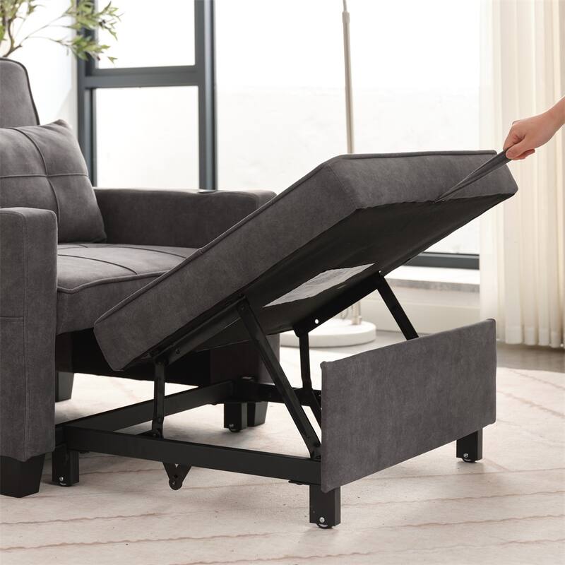 Chair Bed Convertible Chair 3-in-1 Pull Out Sleeper Chair Beds