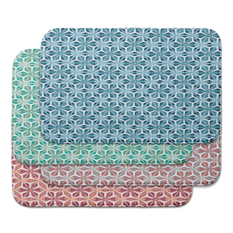 Water Mosaic Bath Mat