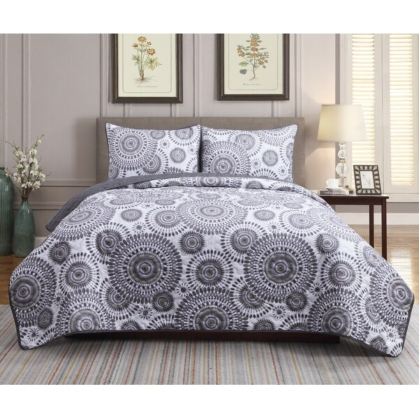 mainstays multi paisley quilt