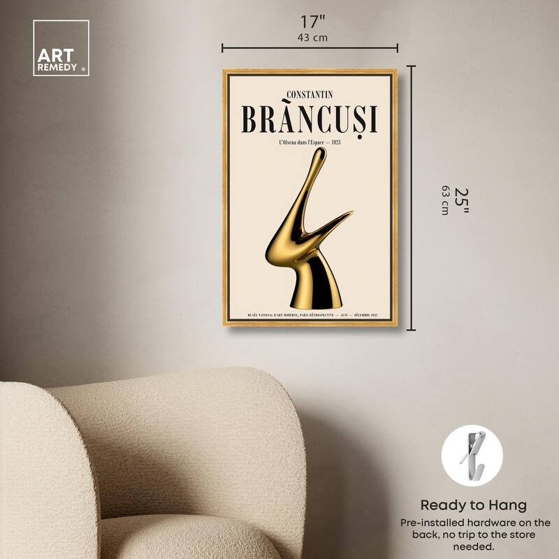 Bird in Space Sculpture Canvas by Art Remedy