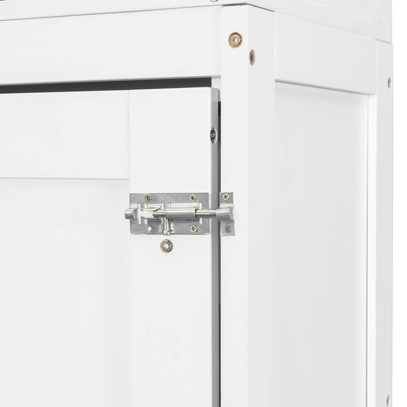 Queen Murphy Bed with Upper Cabinets and Wine Rack, Space-Saving Foldable Wall Bed with Slats