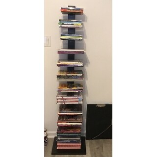 Porch & Den Denargo Black Spine Tower Shelf