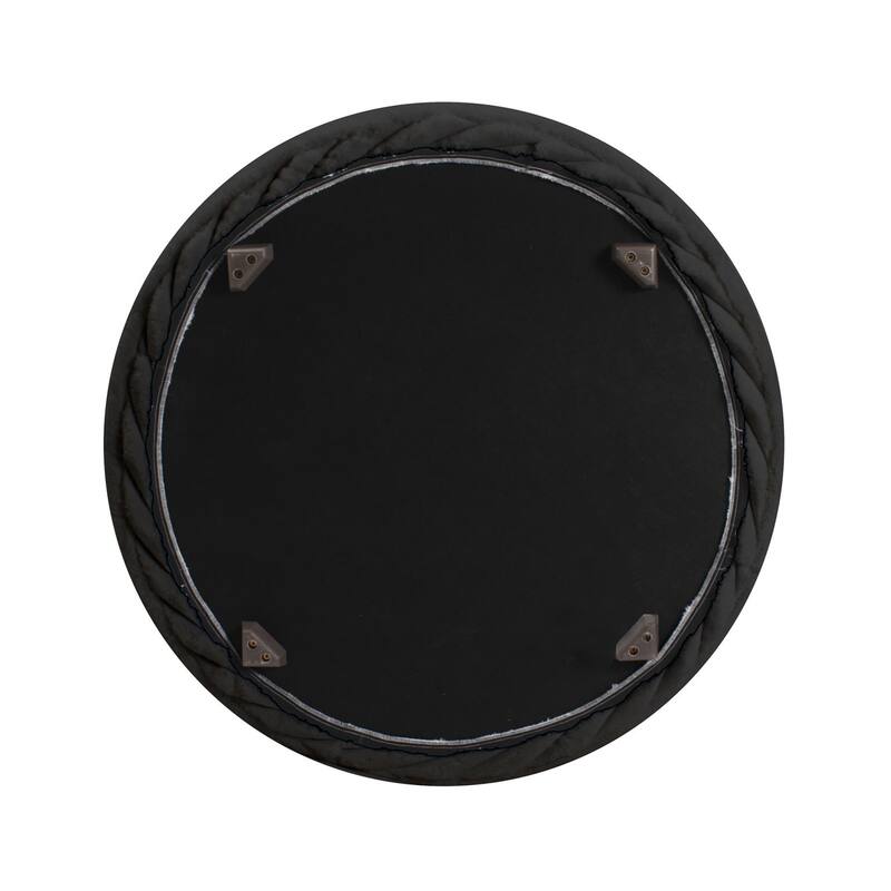 Universal Round Ottoman Shar Pei White