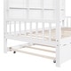 preview thumbnail 27 of 26, Wooden House Bed with Trundle and Shelf