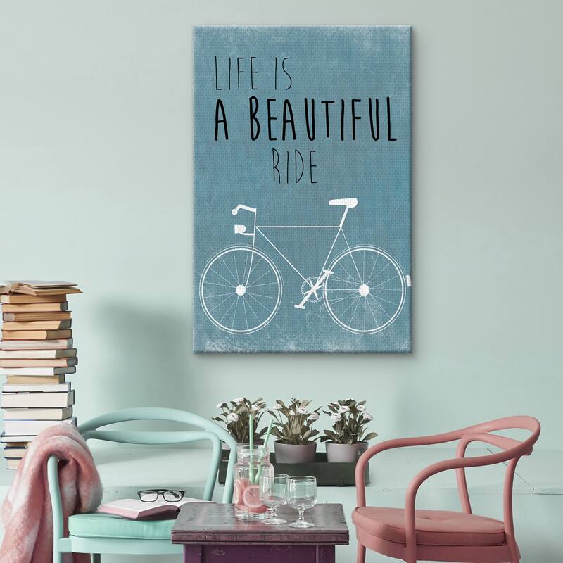 A Beautiful Ride by Jan Weiss Canvas Art Print