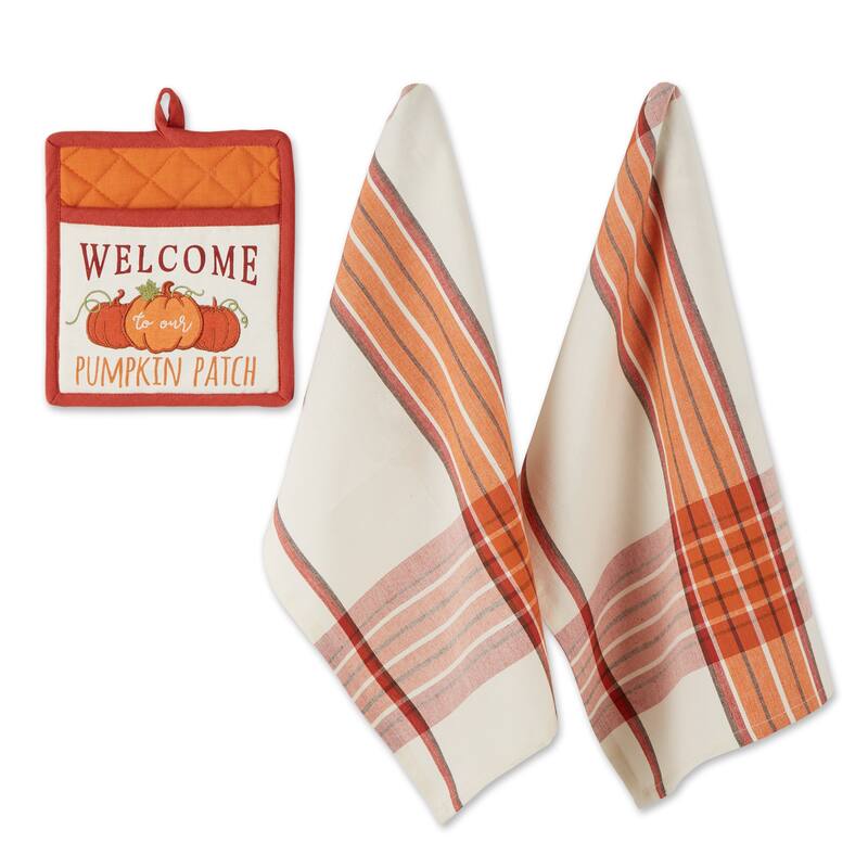 DII Fall Potholder Gift Set/3
