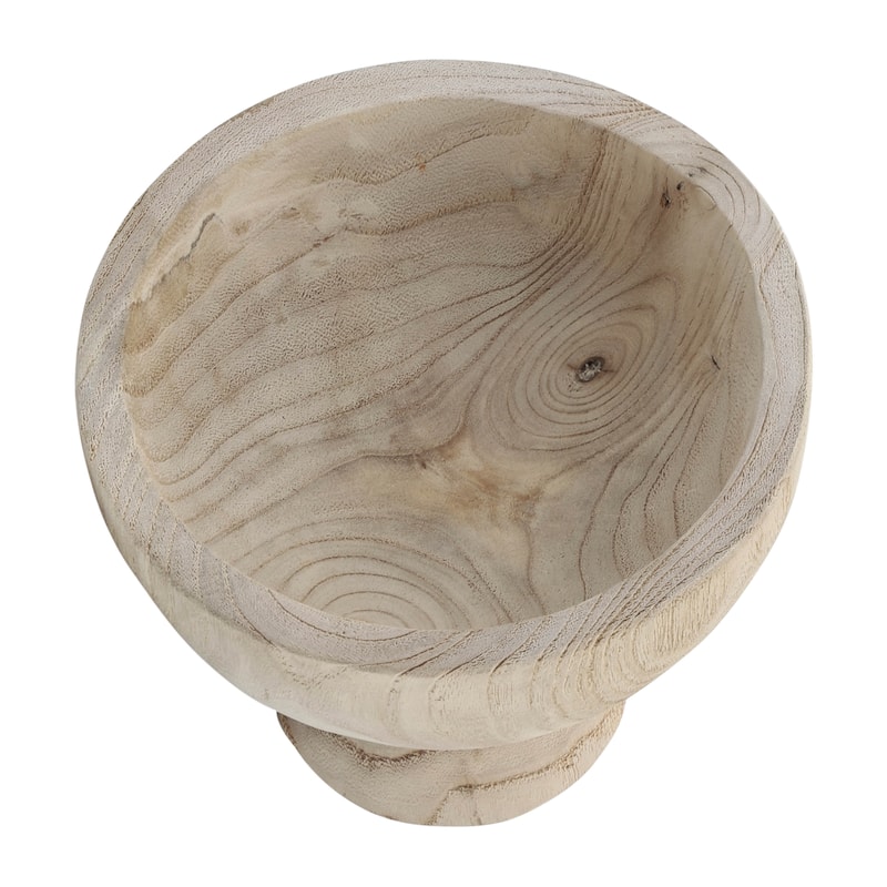 Sagebrook Home 8" Wooden Bowl with Stand