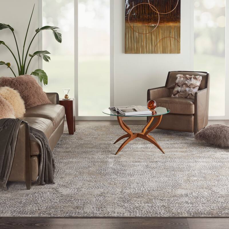 Michael Amini MA90 Uptown Abstract Area Rug