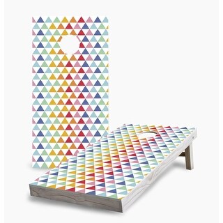 Triangle Pattern Cornhole Boards